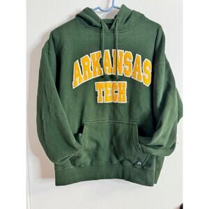 Vintage J America Embroidered Arkansas Tech Hoodie Size Medium
